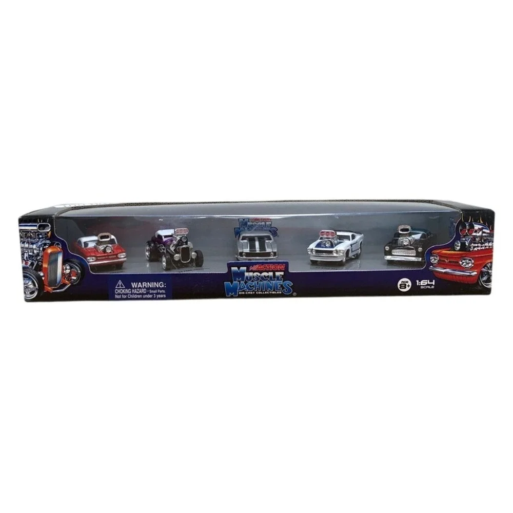 Action Muscle Machines Diecast Car Set 1:64 Kids Multicolor 5 Pack 71184
